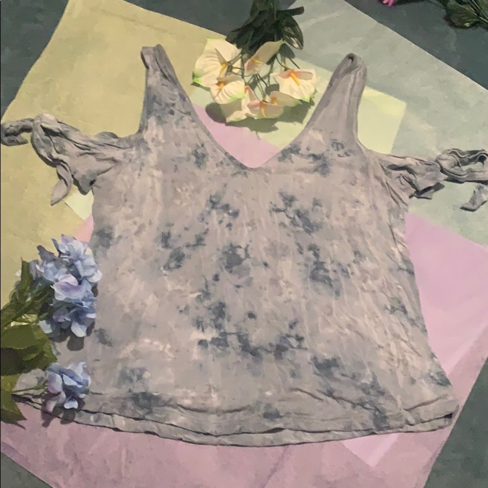 American Eagle Soft and Sexy Blue Medium Blouse
